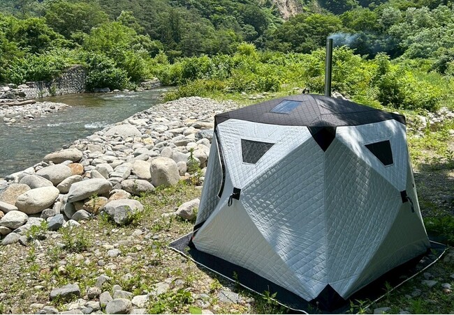 関東屈指の透明度を誇る“湯檜曽川”で、究極の川サウナ体験を。群馬にサウナパラダイス新拠点がオープン!