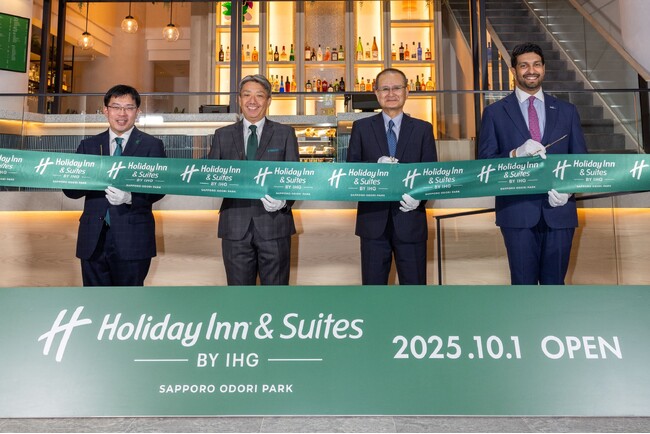 【ホリデイ・イン＆スイーツ札幌大通公園、本日開業】スイートルーム29室を含む計195室で、多彩な滞在スタイルを提案