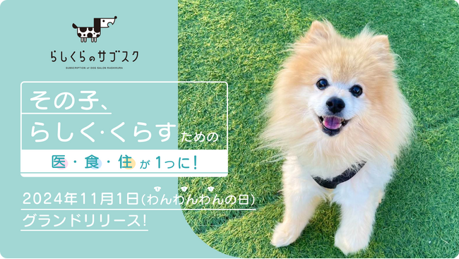 松山発！愛犬家必見の定額サービス「らしくらのサブスク」がサービス開始