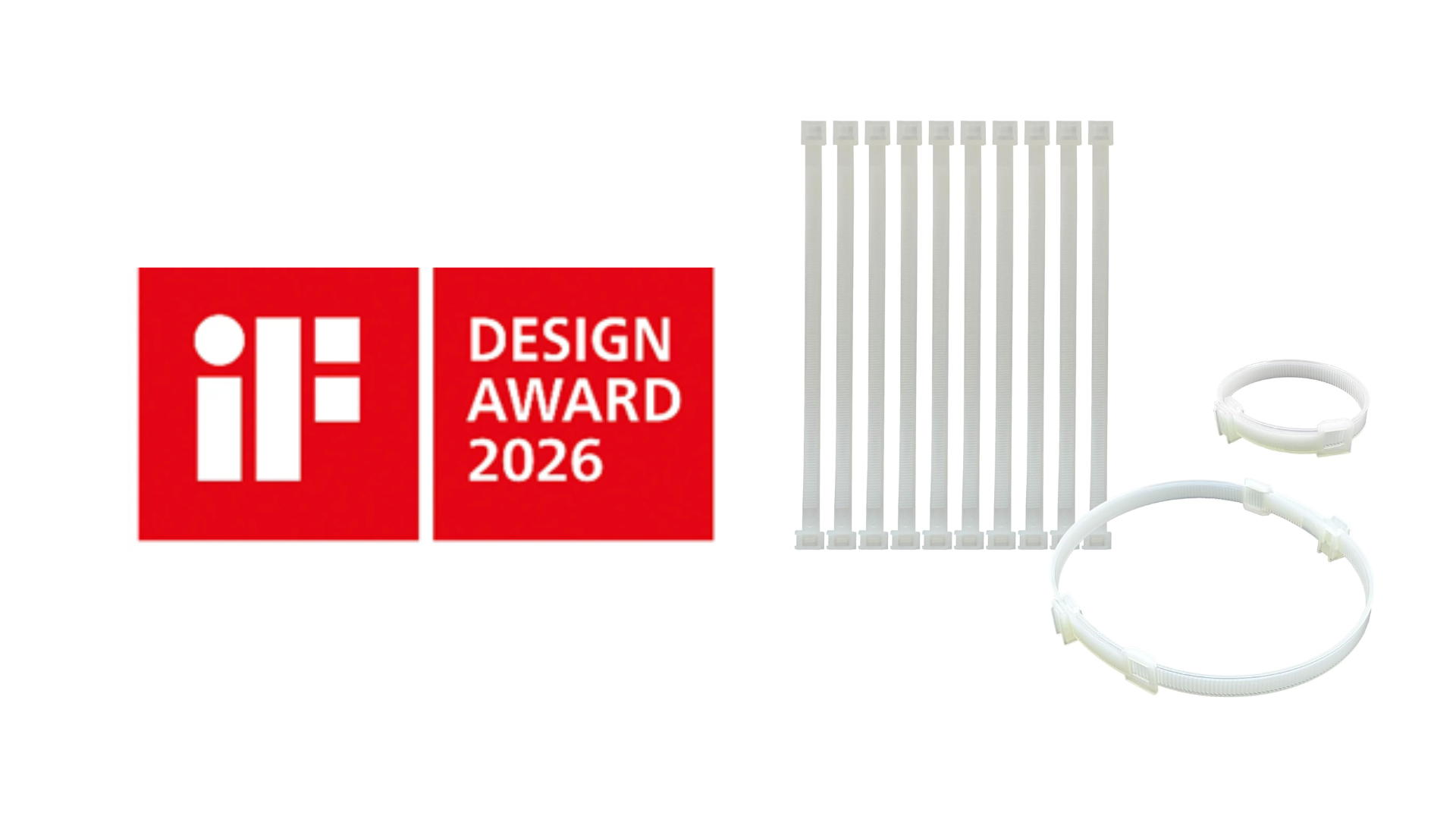 結束バンド『イージータイ』が世界三大デザイン賞「iF DESIGN AWARD 2026」を受賞