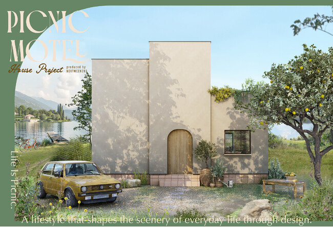 Dolive × NEXTWEEKENDによるコラボレーション。「PICNIC MOTEL House Project」始動。
