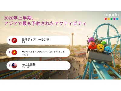 アゴダ、2026年上半期の訪日旅行者に人気のアクティビティを発表