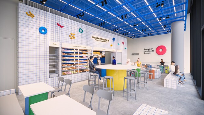 テレビ朝日発の複合型エンタメ施設「東京ドリームパーク」に出店。最大40席のイートイン＆“推しドーナツ”が楽しめる『JACK IN THE DONUTS』3月27日（金）オープン