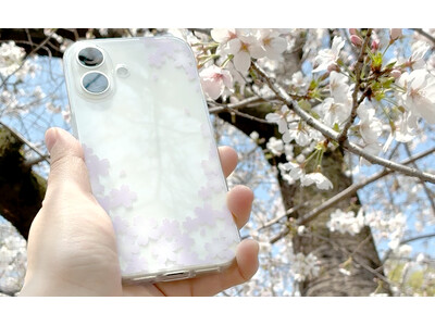 【新発売】iPhoneを彩る“桜の木漏れ日”光と影をデザインしたクリアケース「花影（はなかげ）」がatelier gekka BASEショップにて販売開始