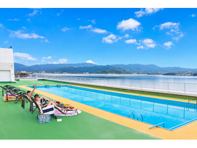地域最速オープン！リステル浜名湖の屋上スカイプール、6月20日(土)に営業開始。