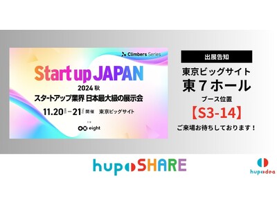 外国人留学生×企業の新しいスキルシェアサービスを展開する、株式会社hupodea(ヒューポディア)が「S...