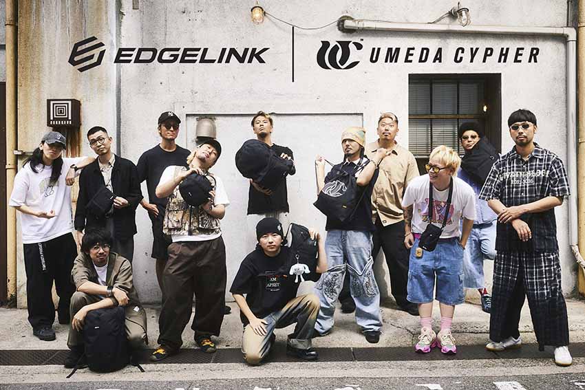 HIP HOPクルー「梅田サイファー」×ストリートバッグブランド「EDGELI…