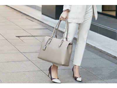 テレワークに便利な「ジュエルナローズ」のPC対応通勤バッグがリモデルして新登場！