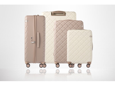 柔らかなデザインとニュアンスカラーが心地よい高性能スーツケース「スカーラ」登場