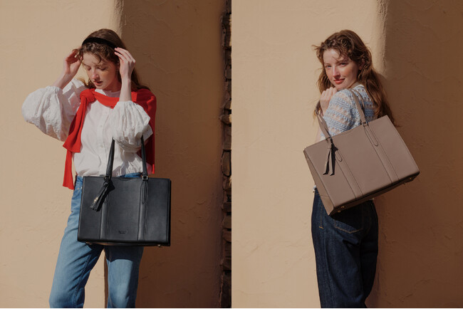 Jewelna Rose」より、機能性と上質感を兼ね備えた本革レザートート