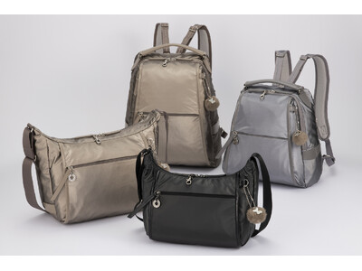 後ろ姿を上品に彩る、華やかな軽量バッグシリーズ「カナナルミニア」デビュー