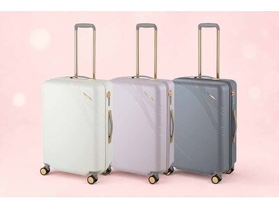 甘すぎない可愛らしさで旅の気分を高める！ニュアンスカラースーツケース「メリエル」が「Jewelna Rose」よりデビュー