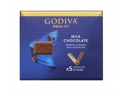 ゴディバから小分けの5本入りチョコレート新発売「ゴディバ ミルクチョコレート」 「ゴディバ 72%カカオ」「ゴディバ ブラッドオレンジ」
