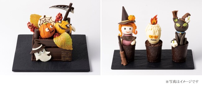 「ATELIER de GODIVA」のシェフが一つ一つ作り上げるオリジナルチョコレートショーピースが登場!ゴディバ「アトリエ ハロウィーン ショーピース」
