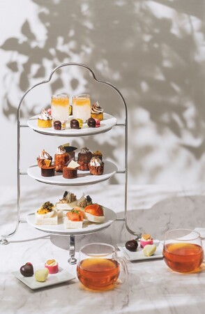 二子玉川店限定のデザートを堪能する優雅な昼下がりを!GODIVA cafe 初「アフタヌーンティーセット」登場