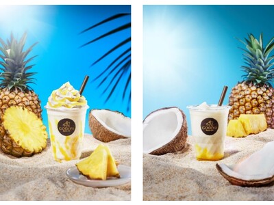 南国気分が味わえるドリンク2種類が新発売！「パイナップル＆ココナッツ ショコリキサー」「パイナップル＆ココナッツ カカオフルーツジュース」
