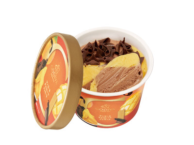 ゴディバのカップアイスに、マンゴーのジェラートが登場。「マンゴー＆チョコレート ジェラート」新発売