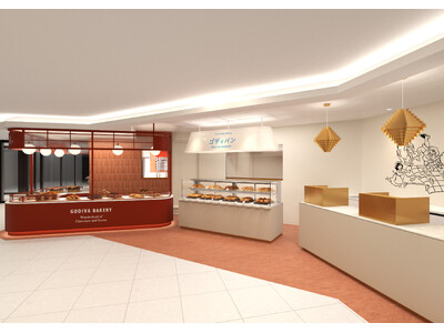 九州初！屋台のような店舗に、明太子やうきは市産のあまおういちごをつかった店舗限定パンが登場！「GODIVA Bakery ゴディパン 大丸福岡天神店」オープン