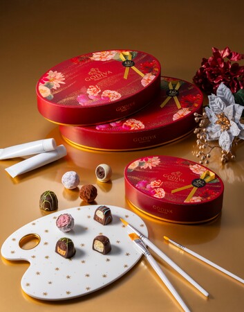 ゴディバ創業100周年記念!ゴディバのシェフが花咲かせた、アートとチョコレートの特別な物語「100周年 シェフ meets アート トリュフ コレクション」