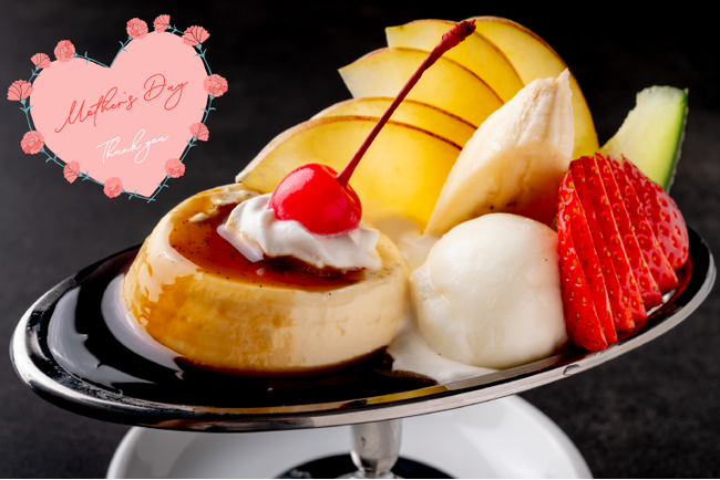 【母の日感謝フェア】5/11～5/31期間限定で特製プリンアラモードをプレゼント！「松阪牛一頭買い 大衆焼肉 松阪牛ホルモン」で贅沢焼肉と甘いご褒美を！