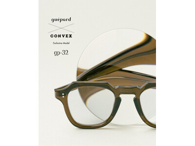 guepard × CONVEX 別注モデル「gp-32」をリリース