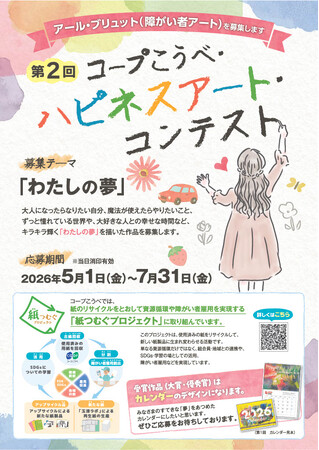 障がい者アートがつなぐ地域の輪。第2回「コープこうべ・ハピネスアート・コンテスト」開催