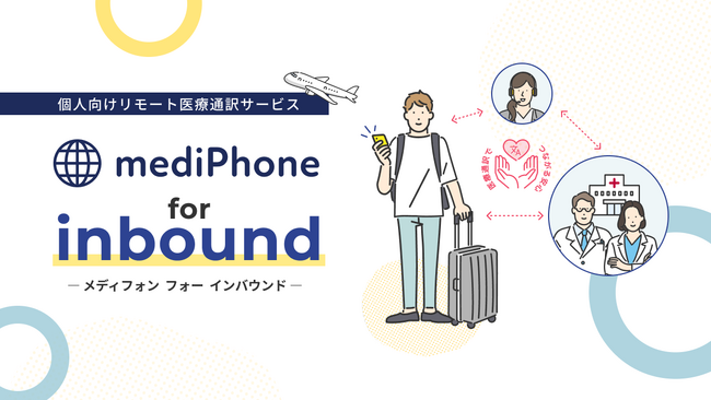個人向けリモート医療通訳サービスmediPhone for inbound β版リリースおよび実証実験先募集のお知らせ