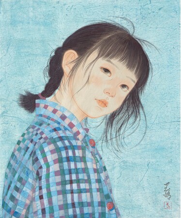 日本画家・王培（わん・ぺい）、新作展「天辺」を銀座・ナカジマアートで開催――母のまなざしで描く、子どもたちの凛とした姿