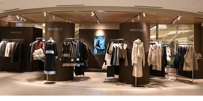 WILLFULLY(ウィルフリー) 銀座エリアで初となるLIMITED STOREを銀座シックスで10/1(水)～10/18(土)に開催