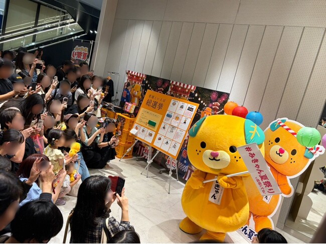 「みきゃん夏祭り POP UP in 有明ガーデン」大盛況のうちに終了！「愛媛といえば総選挙」1,192票の頂点は“みきゃん”