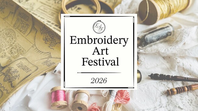 AI時代に、あえて“手で作る”価値。全国から刺繍作品が集結「刺繍アートフェスティバル2026」開催