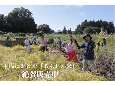 特定非営利活動法人支援センターあんしんが自信の新米「天日干しあんしん米」を販売開始