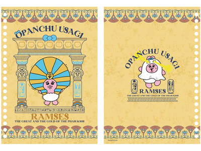 「ACN ラムセス大王展 ファラオたちの黄金」人気キャラクター「おぱんちゅうさぎ」とコラボ！オリジナルグ...