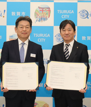 「敦賀市民の健康づくりと安心・安全なくらし」の実現に向け明祥株式会社が敦賀市と包括連携協定を締結