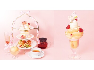 フルーツ＆スイーツカフェ「フルフルール 近鉄あべのハルカス店」で毎年大人気“桃”スイーツが７月１日(水)からスタート　昨年好評だった桃のアフタヌーンティーがアップデートされ今年も登場！