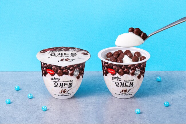 韓国発！爽やかヨーグルト×サクサクチョコパフの新感覚アイス「クリーミーヨーグルトボール」がついに全国のセブン‐イレブンで発売開始！