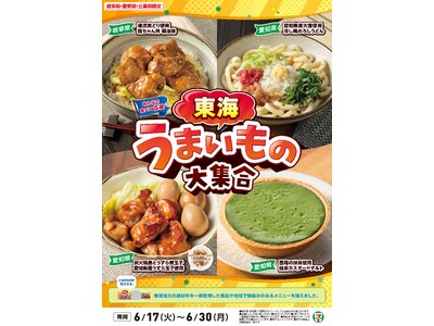 全国を11エリア(※1)に分け、そこでしか味わえない商品を発売！【愛知県・岐阜県・三重県限定】「東海うま...