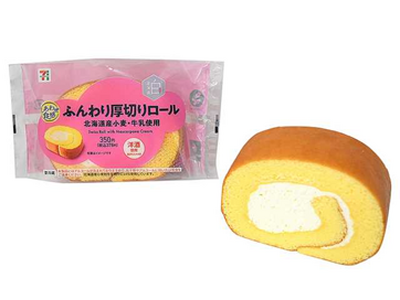 【北海道限定】北海道初の菓子用小麦「北海道白」を使用した「ふんわり厚切りロール 北海道産小麦・牛乳使用」が誕生！