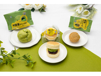 新茶の季節を楽しむ「抹茶スイーツ」3品を発売　人気シリーズの「雲どら」や「もこ」から新商品が登場！
