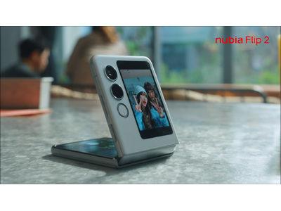 nubia、日本市場へ本格参入！革新とスタイルを融合した「nubia Flip 2