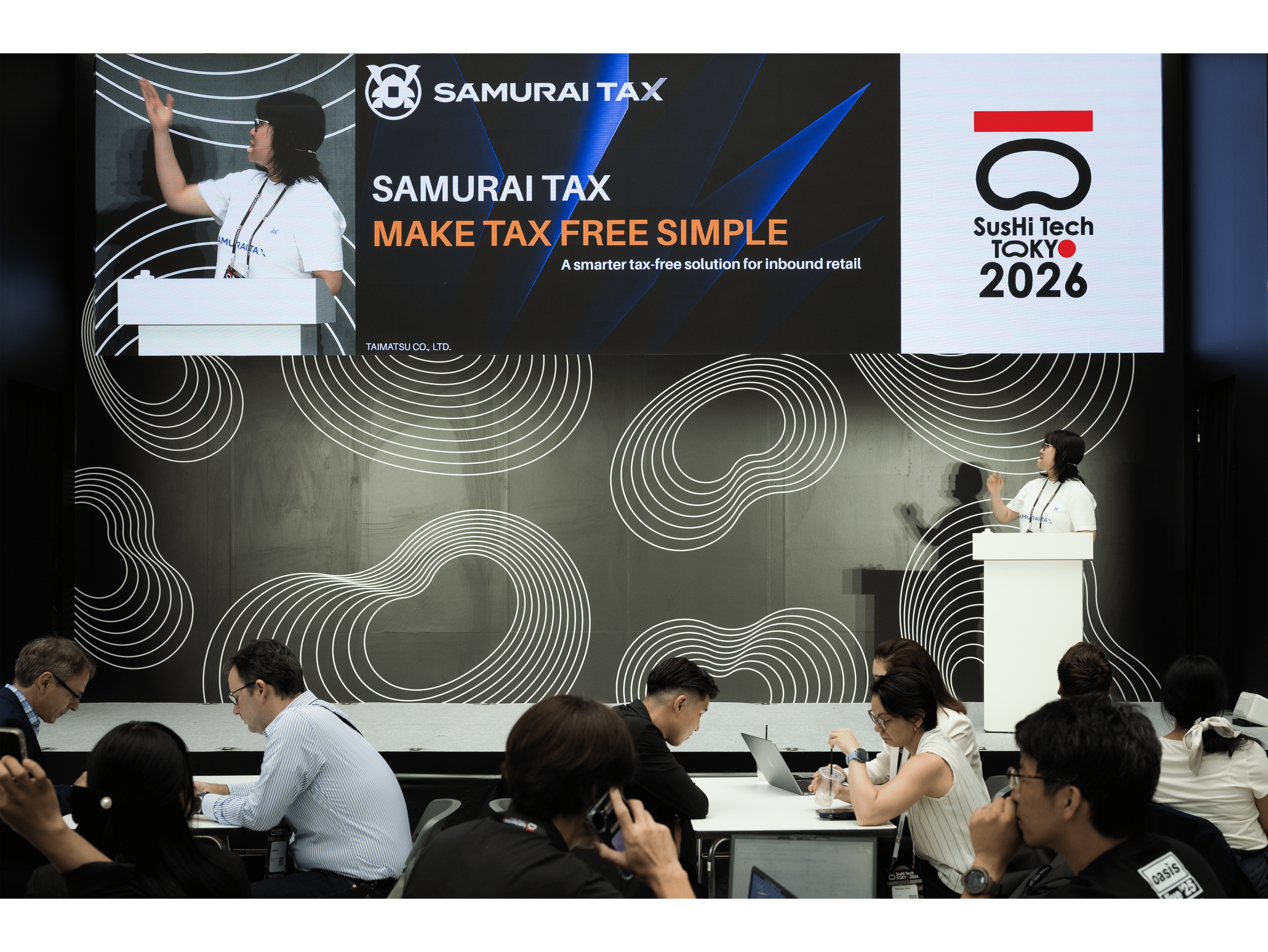 SAMURAI TAX、「SusHi Tech Tokyo 2026」に出展・登壇 ― リファンド方式移行を見据えた次世代免税インフラを提案