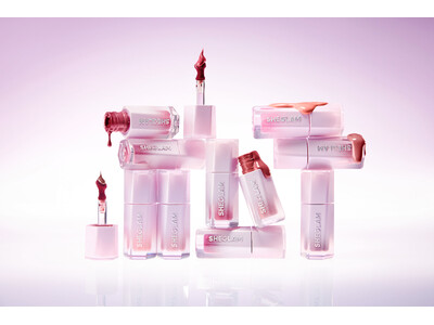 SHEGLAMから、ガラスのようなツヤと自然な色づきを叶える新作リップティント「Glazed & Locked Glossy Lip Tint」が8月28日（金）より発売開始！