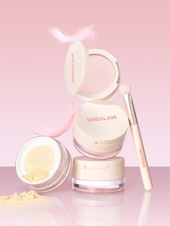 SHEGLAMの2025年秋新作より、秋肌をきれいに魅せるセッティングパウダー『Insta-Ready Ultra-Fine Blur & Lift Setting Powder Duo』が登場！