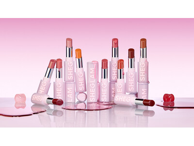 SHEGLAMの2026年初売りコスメに、軽やかなツヤとうるおい感が続くリップオイルバーム「Silk Slip Lip Oil Balm」が1月上旬より仲間入り！