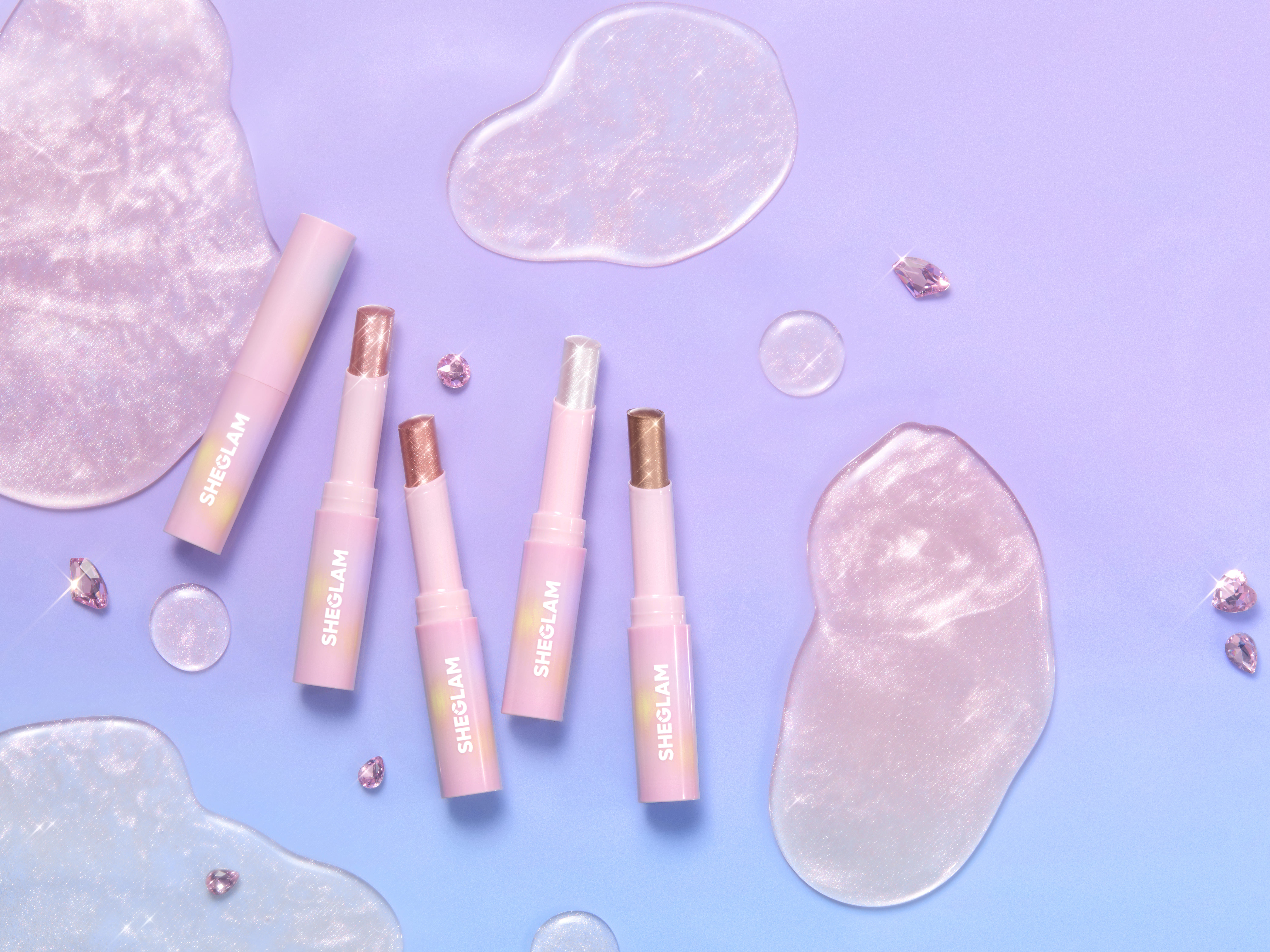 SHEGLAMより、ぷにっと弾むゼリー質感が人気のスティックアイシャドウ「Crystal Jelly Glaze Stick」に春を装う新色4色が2月上旬より仲間入り！