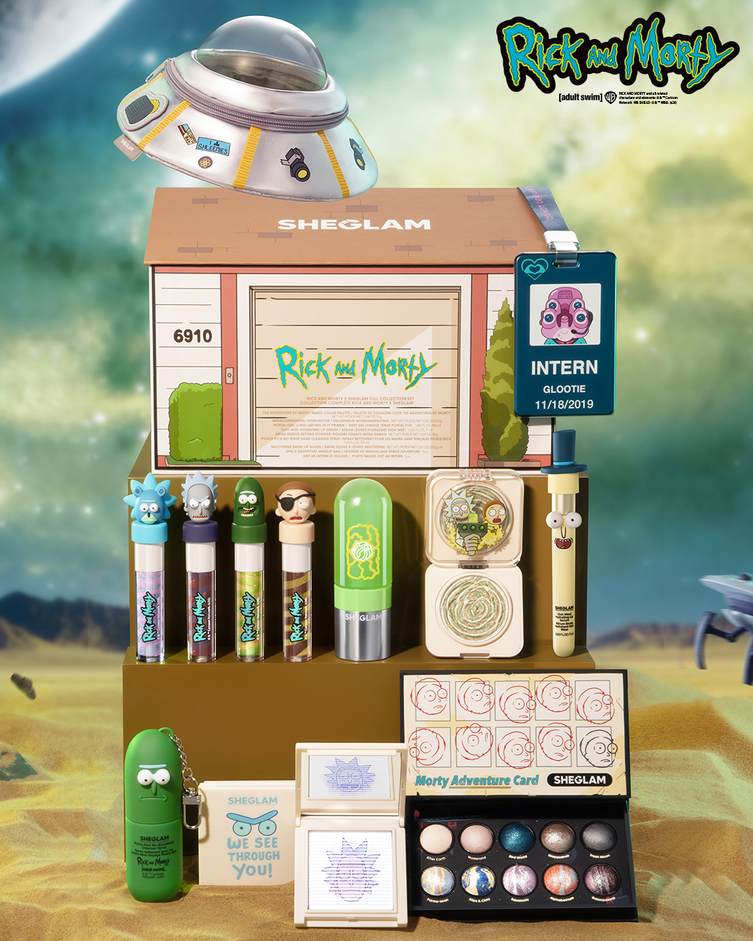 SHEGLAMより、『Rick and Morty 2.0 x SHEGLAM』コレクションが5月上旬より発売開始！