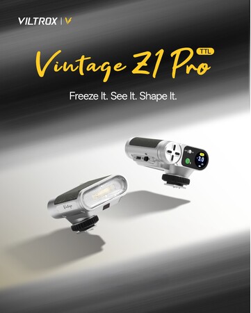Viltrox�ATTL�E1/8000�bHSS�Ή��̃��g���f�U�C�����^�t���b�V���uVintage Z1 Pro�v�𔭕\