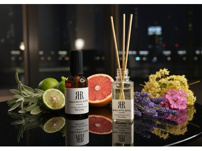 ホテルの香りをご自宅に。リーガロイヤルホテル広島『ホテルオリジナル アロマフレグランス』KAORI LOGO企画監修で定番商品として再登場