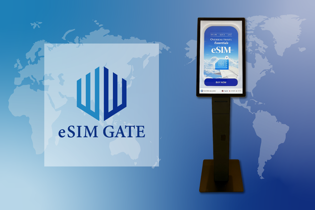 海外渡航者向けeSIM自動販売端末「eSIM GATE」をホテルインターゲート大阪 梅田へ設置
