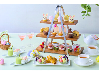 【ホテルJALシティ福岡 天神】〈開業5周年特別企画〉イースターガーデンアフタヌーンティーを4月より提供